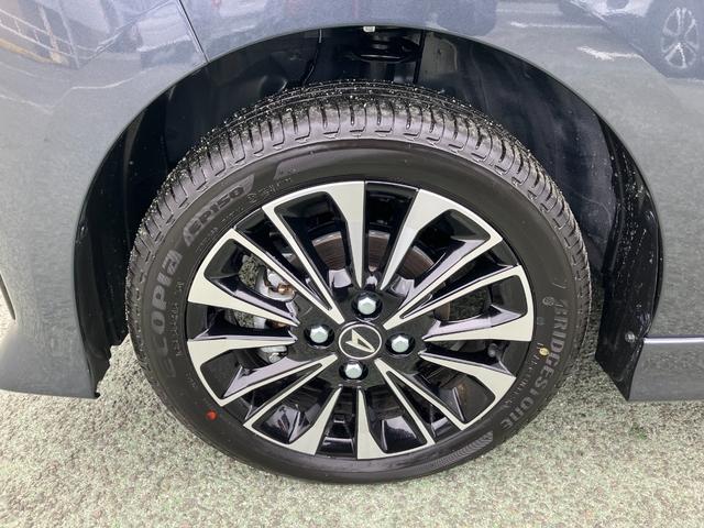 タントカスタムＲＳ　１０インチナビ　パノラマモニタースマートアシスト・ＬＥＤヘッドライト・１５インチアルミホイール・両側パワースライドドア・ＵＳＢソケット・運転席助手席シートヒーター・レザー調Ｘフルファブリックシート・本革巻ステアリングホイール（山梨県）の中古車