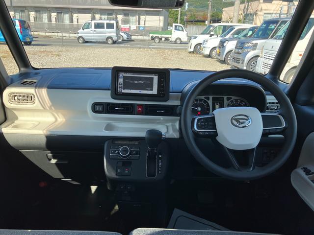 ムーヴキャンバスストライプスG 純正ナビゲーション ドライブレコーダーナビ スマートキープッシュスタート キーフリーキー ワンオーナー車 運転席エアバック ABS 点検記録簿(山梨県)の中古車