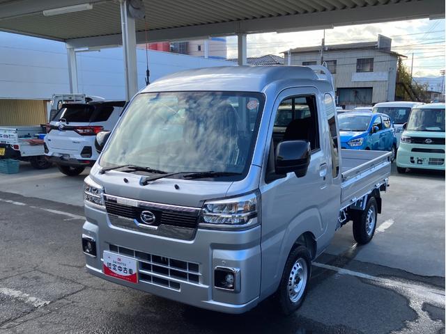 ハイゼットトラックジャンボエクストラ　オーディオレス　ＣＶＴスマートアシスト・コーナーセンサー・切り替え式４ＷＤ（ＣＶＴ車）・ＬＥＤヘッドランプ・ＬＥＤフォグランプ・ＬＥＤ大型作業灯・プッシュエンジンスタート（山梨県）の中古車