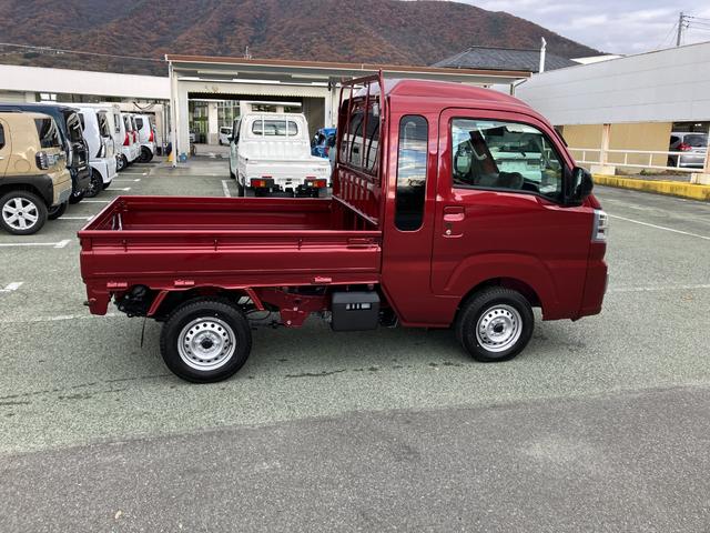 ハイゼットトラックジャンボエクストラ　オーディオレス　ＣＶＴスマートアシスト・コーナーセンサー・切り替え式４ＷＤ（ＣＶＴ車）・ＬＥＤヘッドランプ・ＬＥＤフォグランプ・ＬＥＤ大型作業灯・プッシュエンジンスタート（山梨県）の中古車