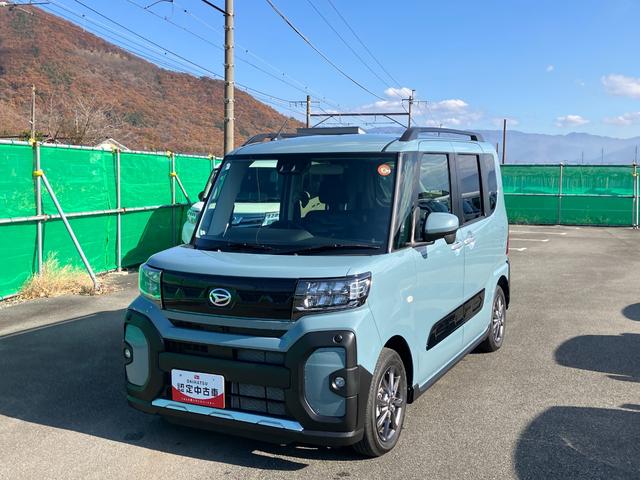 タントファンクロス　純正ナビゲーション　Ｐモニタースマートアシスト・ＬＥＤヘッドライト・１４インチアルミホイール・両側パワースライドドア・ＵＳＢソケット・運転席助手席シートヒーター・フルファブリックシート（山梨県）の中古車