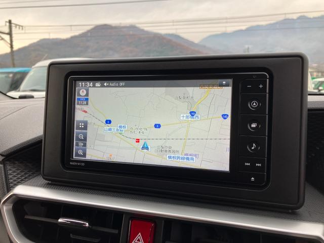 ロッキープレミアムG HEV 純正ナビゲーション ドラレコスマートアシスト・コーナーセンサー・ハイブリッド専用17インチアルミ・LEDヘッドランプ・(自動消灯システム)・シーケンシャルターンランプ・オートエアコン・運転席助手席シートヒーター(山梨県)の中古車