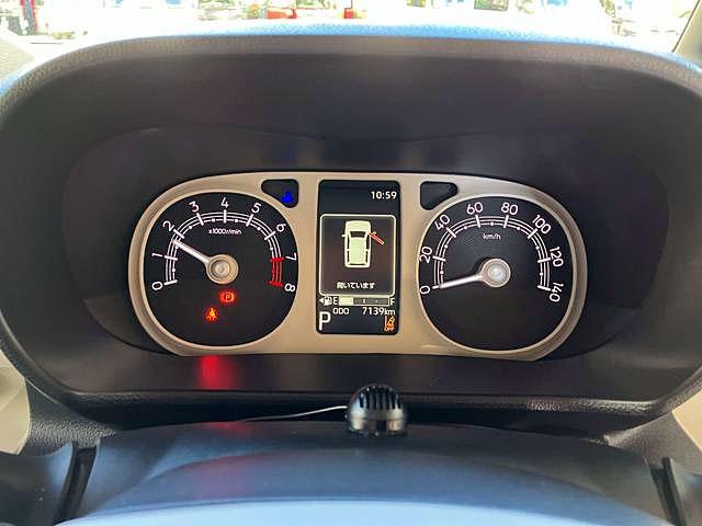 ムーヴキャンバスストライプスＧ　純正ナビゲーション　バックモニターナビ　スマートキープッシュスタート　キーフリーキー　ワンオーナー車　車線逸脱警報　運転席エアバック　オートハイビーム　ＡＢＳ　点検記録簿　エマージェンシーブレーキ（山梨県）の中古車