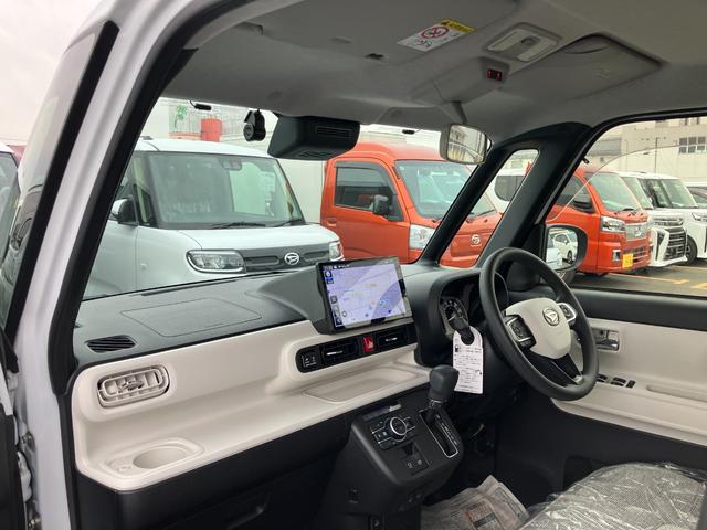 ムーヴキャンバスストライプスGターボ 4WD 10インチナビ1オーナー 4WD スマートキー エアバッグ ターボ ABS キーフリー プッシュ式エンジンスタートボタン 両電動スライドドア オートエアコン(山梨県)の中古車