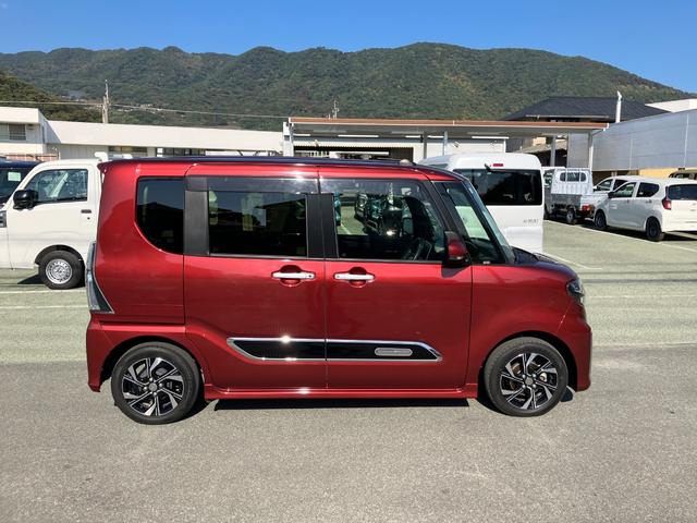 タントカスタムＸセレクション　９インチナビ　ドライブレコーダー１オーナ　キーフリー　アルミホイール　整備記録簿　ＡＢＳ　エアバック　スマートキー　パワーウィンドウ　オートエアコン（山梨県）の中古車