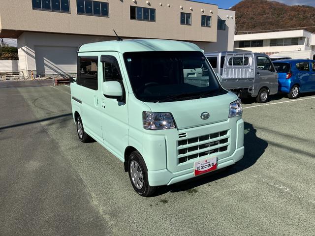 ハイゼットカーゴデッキバンG 4WD CVT 純正ナビ ドライブレコーダースマートアシスト・コーナーセンサー・3モード電子制御4WD(CVT車)・ハロゲンヘッドランプ・マニュアルエアコン・撥水フルファブリックシート・プッシュエンジンスタート(山梨県)の中古車