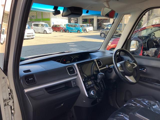 タントカスタムＲＳ　トップエディションＶＳ　ＳＡIII　純正ナビ１オーナー　レーンアシスト　オートハイビーム　記録簿　タ−ボ　キーフリー　スマートキー　アルミ　エアバッグ　ＡＢＳ　被害軽減ブレーキ　両電動スライドドアオートエアコン　パワーウィンドウ（山梨県）の中古車