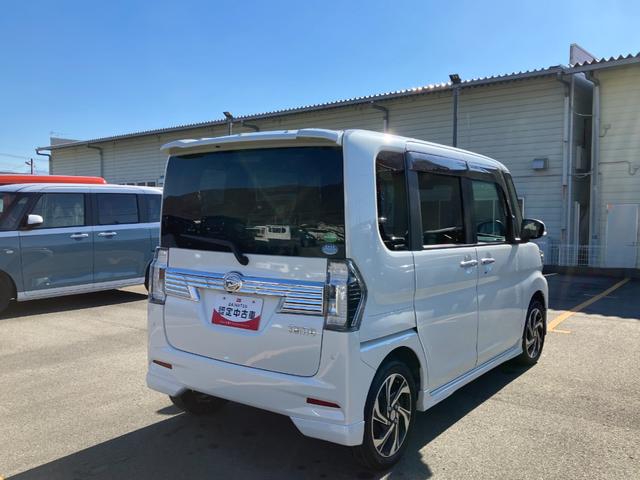 タントカスタムＲＳ　トップエディションＶＳ　ＳＡIII　純正ナビ１オーナー　レーンアシスト　オートハイビーム　記録簿　タ−ボ　キーフリー　スマートキー　アルミ　エアバッグ　ＡＢＳ　被害軽減ブレーキ　両電動スライドドアオートエアコン　パワーウィンドウ（山梨県）の中古車