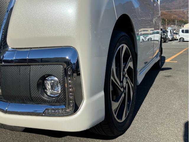 タントカスタムＲＳ　トップエディションＶＳ　ＳＡIII　純正ナビ１オーナー　レーンアシスト　オートハイビーム　記録簿　タ−ボ　キーフリー　スマートキー　アルミ　エアバッグ　ＡＢＳ　被害軽減ブレーキ　両電動スライドドアオートエアコン　パワーウィンドウ（山梨県）の中古車