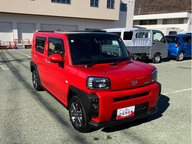 タフトＧターボ　４ＷＤ　１０インチ純正ナビ　パノラマモニタースマートアシスト・１５インチアルミ・Ｄ−ＣＶＴターボエンジン・ＬＥＤヘッドランプ・ＬＥＤフォグ・電動パーキング・運転席助手席シートヒーター・ＵＳＢソケット（山梨県）の中古車