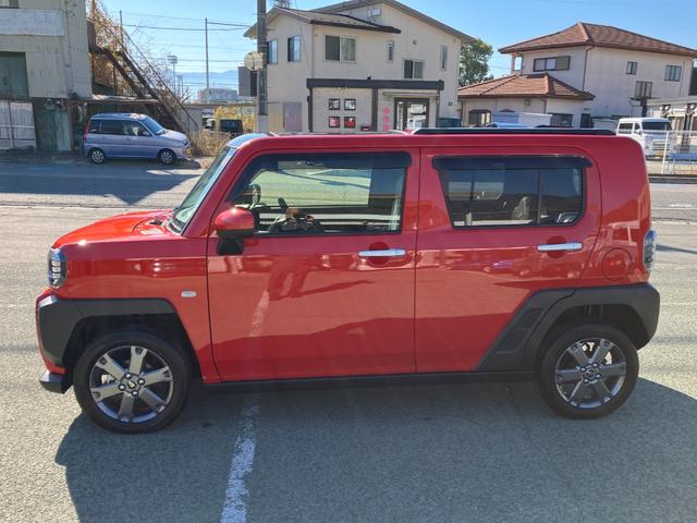 タフトＧターボ　４ＷＤ　１０インチ純正ナビ　パノラマモニタースマートアシスト・１５インチアルミ・Ｄ−ＣＶＴターボエンジン・ＬＥＤヘッドランプ・ＬＥＤフォグ・電動パーキング・運転席助手席シートヒーター・ＵＳＢソケット（山梨県）の中古車