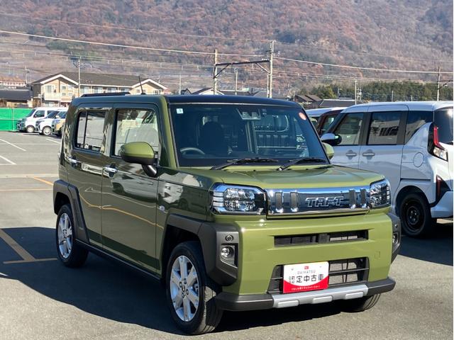 タフトG クロムベンチャー 純正ナビゲーション ドライブレコーダースマートアシスト・15インチアルミ・LEDヘッドランプ・LEDフォグ・スカイフィールトップ・電動パーキング・運転席助手席シートヒーター・USBソケット(山梨県)の中古車