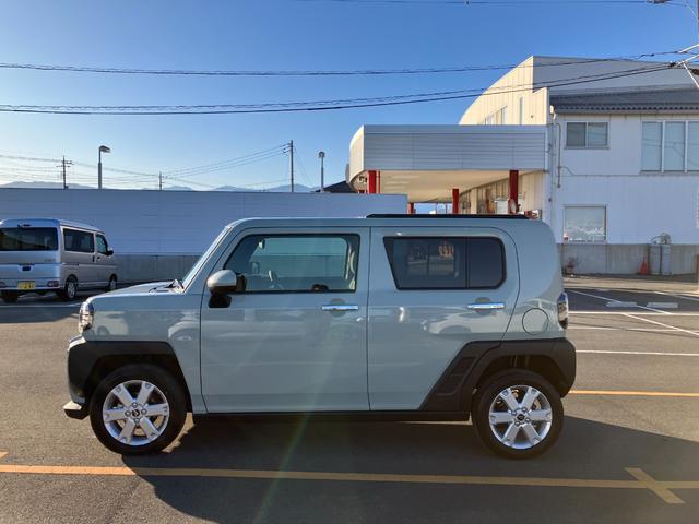 タフトGターボ クロムベンチャー 純正ナビナビ付き アルミ キーフリー ターボ ワンオーナー車 ガラスルーフ スマートキー エアバック ABS 記録簿 パワーウィンドウオートエアコン LEDヘッドライト(山梨県)の中古車