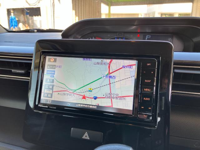 ワゴンＲスティングレーハイブリッドＸ　純正ナビゲーションワンオーナー車　アルミ　リモコンキー　記録簿　ＡＢＳ　スマートキー　パワーウィンドウ　オートエアコン（山梨県）の中古車