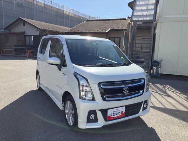 ワゴンＲスティングレーハイブリッドＸ　純正ナビゲーションワンオーナー車　アルミ　リモコンキー　記録簿　ＡＢＳ　スマートキー　パワーウィンドウ　オートエアコン（山梨県）の中古車