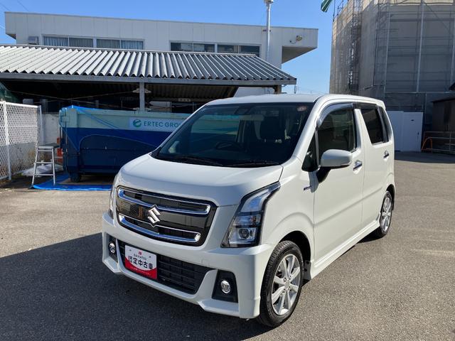 ワゴンＲスティングレーハイブリッドＸ　純正ナビゲーションワンオーナー車　アルミ　リモコンキー　記録簿　ＡＢＳ　スマートキー　パワーウィンドウ　オートエアコン（山梨県）の中古車