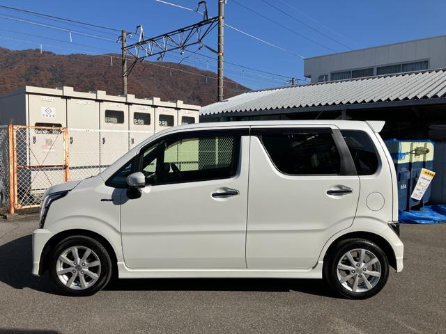 ワゴンＲスティングレーハイブリッドＸ　純正ナビゲーションワンオーナー車　アルミ　リモコンキー　記録簿　ＡＢＳ　スマートキー　パワーウィンドウ　オートエアコン（山梨県）の中古車