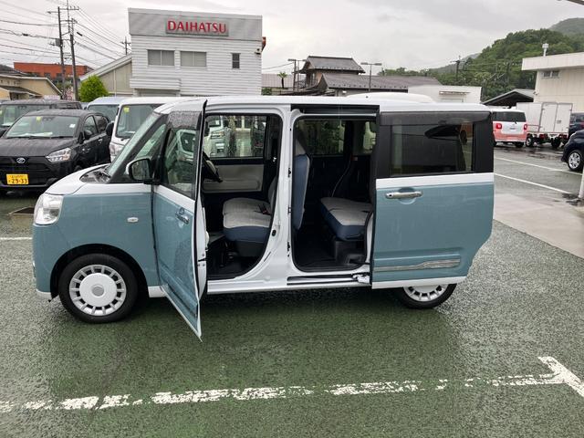 ムーヴキャンバスストライプスＧスマートアシスト・ＬＥＤヘッドランプ・ＬＥＤフォグランプ・スーパーＵＶ＆ＩＲカットガラス（フロントウィンドウ）・ＵＳＢソケット・両側パワースライドドア・運転席助手席シートヒーター（山梨県）の中古車