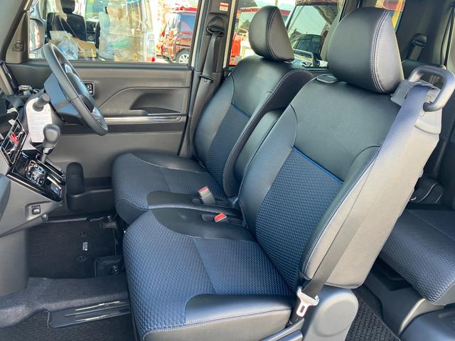 タントカスタムＲＳ　４ＷＤ　１０インチ純正ナビ　パノラマスマートアシスト・ＬＥＤヘッドライト・１５インチアルミホイール・両側パワースライドドア・ＵＳＢソケット・運転席助手席シートヒーター・レザー調Ｘフルファブリックシート・本革巻ステアリングホイール（山梨県）の中古車