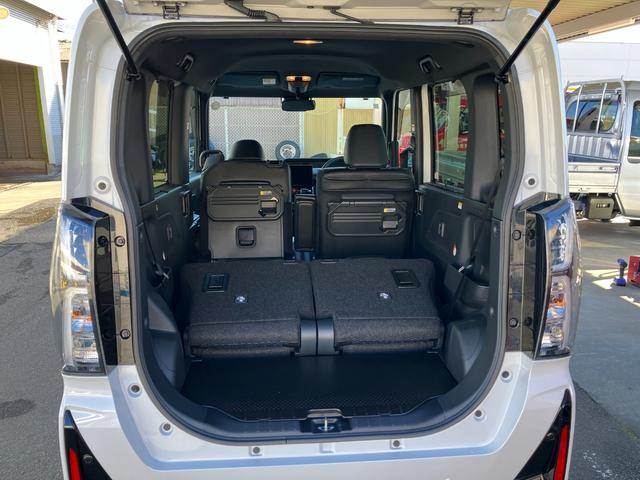 タントカスタムＲＳ　４ＷＤ　１０インチ純正ナビ　パノラマスマートアシスト・ＬＥＤヘッドライト・１５インチアルミホイール・両側パワースライドドア・ＵＳＢソケット・運転席助手席シートヒーター・レザー調Ｘフルファブリックシート・本革巻ステアリングホイール（山梨県）の中古車