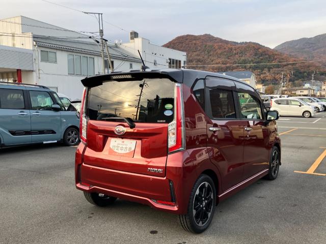 ムーヴカスタム　ＲＳ　ハイパーＳＡ　純正ナビ　バックモニターキーレス　ターボ　記録簿　ＡＢＳ　アルミホイール　スマキー　オートエアコン　パワーウィンドウ（山梨県）の中古車