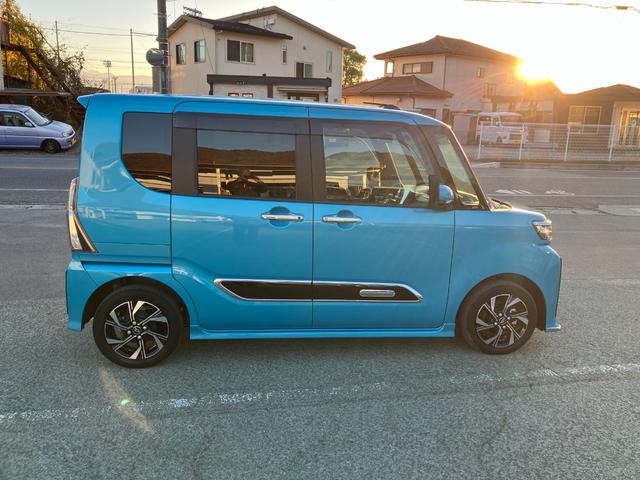 タントカスタムＸ　１０インチナビ　ＥＴＣスマートアシスト・ＬＥＤヘッドランプ・プッシュエンジンスタート・１４インチアルミホイール・左側パワースライドドア・ＵＳＢソケット・オートエアコン・運転席助手席シートヒーター（山梨県）の中古車