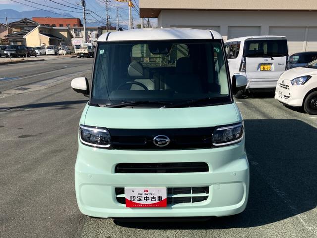 タントＸ　９インチディスプレイオーディオ　パノラマモニタースマートアシスト・ＬＥＤヘッドライト・プッシュボタンスタート・オートエアコン・左側パワースライドドア・電動パーキングブレーキ・ＵＳＢソケット・運転席助手席シートヒーター（山梨県）の中古車