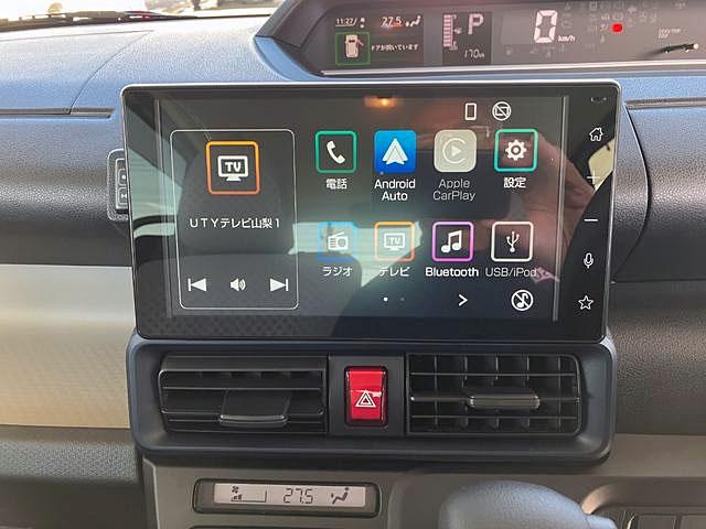 タントＸ　９インチディスプレイオーディオ　パノラマモニタースマートアシスト・ＬＥＤヘッドライト・プッシュボタンスタート・オートエアコン・左側パワースライドドア・電動パーキングブレーキ・ＵＳＢソケット・運転席助手席シートヒーター（山梨県）の中古車