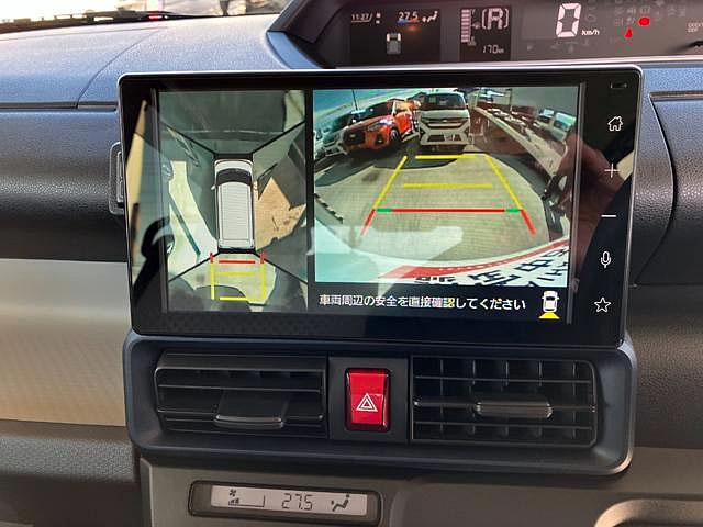 タントＸ　９インチディスプレイオーディオ　パノラマモニタースマートアシスト・ＬＥＤヘッドライト・プッシュボタンスタート・オートエアコン・左側パワースライドドア・電動パーキングブレーキ・ＵＳＢソケット・運転席助手席シートヒーター（山梨県）の中古車