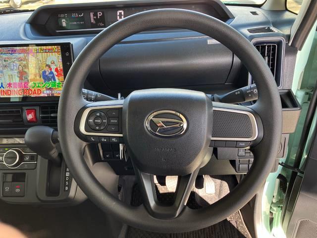 タントＸ　９インチディスプレイオーディオ　パノラマモニタースマートアシスト・ＬＥＤヘッドライト・プッシュボタンスタート・オートエアコン・左側パワースライドドア・電動パーキングブレーキ・ＵＳＢソケット・運転席助手席シートヒーター（山梨県）の中古車