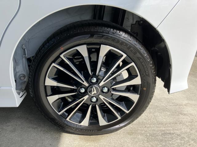 タントカスタムＲＳ　１０インチ純正ナビ　パノラマモニタースマートアシスト・ＬＥＤヘッドライト・１５インチアルミホイール・両側パワースライドドア・ＵＳＢソケット・運転席助手席シートヒーター・レザー調Ｘフルファブリックシート・本革巻ステアリングホイール（山梨県）の中古車