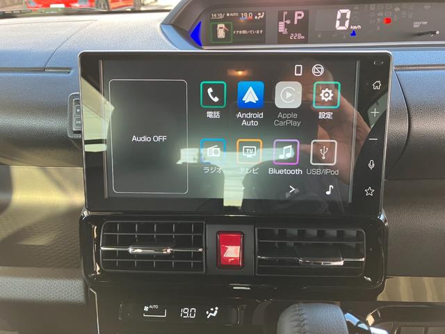 タントカスタムＲＳ　ディスプレイオーディオ装備スマートアシスト・ＬＥＤヘッドライト・１５インチアルミホイール・両側パワースライドドア・ＵＳＢソケット・運転席助手席シートヒーター・レザー調Ｘフルファブリックシート・本革巻ステアリングホイール（山梨県）の中古車