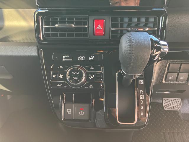 タントカスタムＲＳ　ディスプレイオーディオ装備スマートアシスト・ＬＥＤヘッドライト・１５インチアルミホイール・両側パワースライドドア・ＵＳＢソケット・運転席助手席シートヒーター・レザー調Ｘフルファブリックシート・本革巻ステアリングホイール（山梨県）の中古車