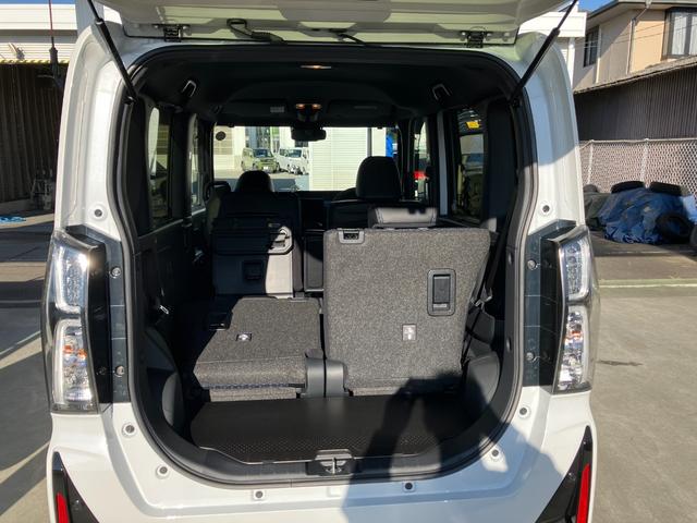 タントカスタムＲＳ　ディスプレイオーディオ装備スマートアシスト・ＬＥＤヘッドライト・１５インチアルミホイール・両側パワースライドドア・ＵＳＢソケット・運転席助手席シートヒーター・レザー調Ｘフルファブリックシート・本革巻ステアリングホイール（山梨県）の中古車