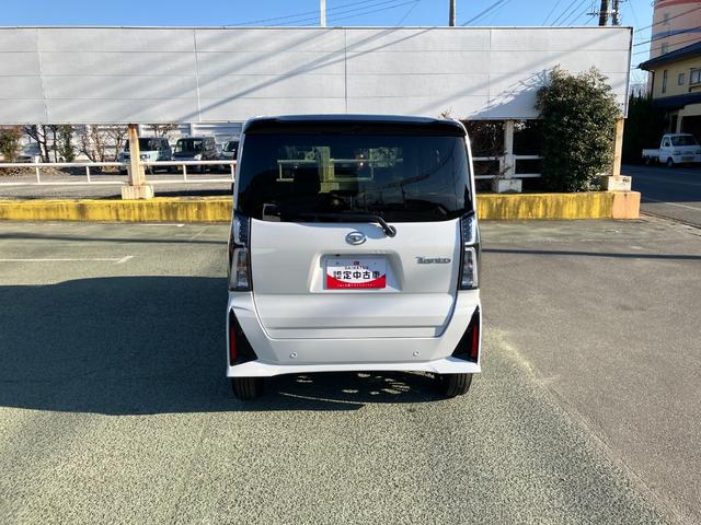 タントカスタムＲＳ　ディスプレイオーディオ装備スマートアシスト・ＬＥＤヘッドライト・１５インチアルミホイール・両側パワースライドドア・ＵＳＢソケット・運転席助手席シートヒーター・レザー調Ｘフルファブリックシート・本革巻ステアリングホイール（山梨県）の中古車