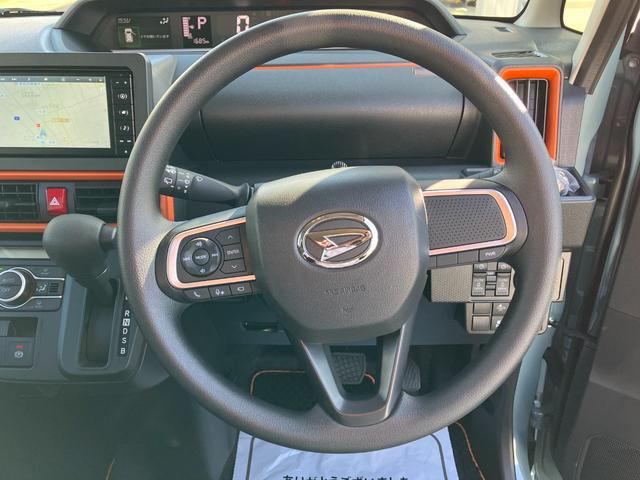 タントファンクロス　純正ナビ　パノラマモニタースマートアシスト・ＬＥＤヘッドライト・１４インチアルミホイール・両側パワースライドドア・ＵＳＢソケット・運転席助手席シートヒーター・フルファブリックシート（山梨県）の中古車