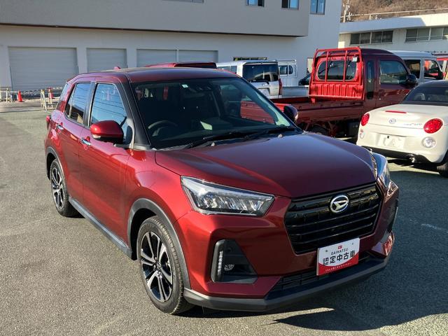 ロッキーG 純正ナビ パノラマモニタースマートアシスト・17インチアルミ・LEDヘッドランプ・LEDフォグ・シーケンシャルターンランプ・プッシュエンジンスタート・オートエアコン・USBソケット(山梨県)の中古車