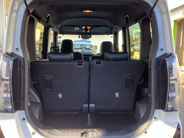 タントカスタムＲＳ　純正ナビゲーション　バックモニタースマートアシスト・ＬＥＤヘッドライト・１５インチアルミホイール・両側パワースライドドア・ＵＳＢソケット・運転席助手席シートヒーター・レザー調Ｘフルファブリックシート・本革巻ステアリングホイール（山梨県）の中古車