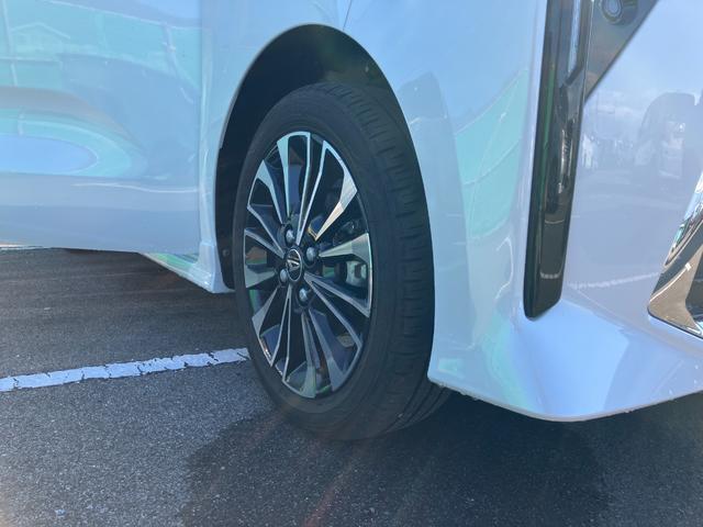 タントカスタムＲＳ　純正ナビゲーション　バックモニタースマートアシスト・ＬＥＤヘッドライト・１５インチアルミホイール・両側パワースライドドア・ＵＳＢソケット・運転席助手席シートヒーター・レザー調Ｘフルファブリックシート・本革巻ステアリングホイール（山梨県）の中古車