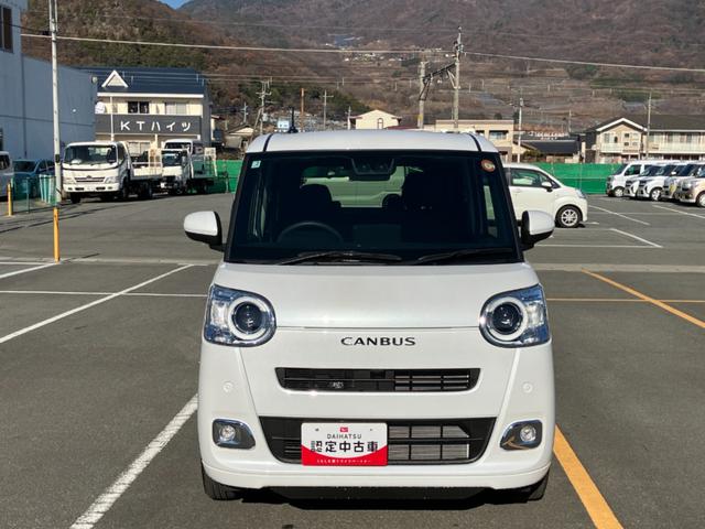 ムーヴキャンバスセオリーＧ　純正ナビ　バックモニター衝突軽減ブレーキ　ナビ　ワンオーナー　車線逸脱警報　キーフリー　エアバッグ　オートハイビーム　ＡＢＳ　記録簿　Ｓキー　両電動スライドドアパワーウィンドウ　オートエアコン（山梨県）の中古車