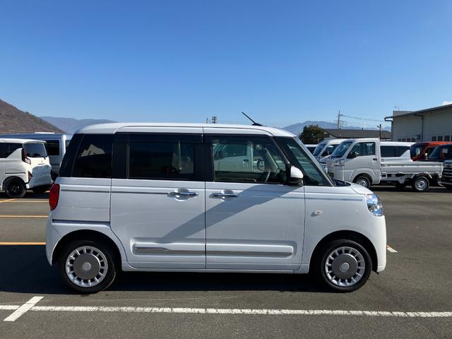 ムーヴキャンバスセオリーＧ　純正ナビ　バックモニター衝突軽減ブレーキ　ナビ　ワンオーナー　車線逸脱警報　キーフリー　エアバッグ　オートハイビーム　ＡＢＳ　記録簿　Ｓキー　両電動スライドドアパワーウィンドウ　オートエアコン（山梨県）の中古車