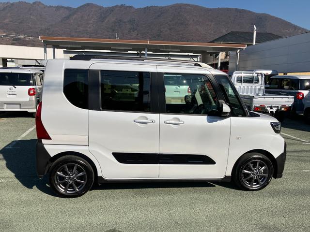 タントファンクロス　純正ナビ　パノラマモニタースマートアシスト・ＬＥＤヘッドライト・１４インチアルミホイール・両側パワースライドドア・ＵＳＢソケット・運転席助手席シートヒーター・フルファブリックシート（山梨県）の中古車