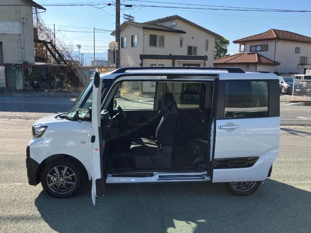 タントファンクロス　純正ナビ　パノラマモニタースマートアシスト・ＬＥＤヘッドライト・１４インチアルミホイール・両側パワースライドドア・ＵＳＢソケット・運転席助手席シートヒーター・フルファブリックシート（山梨県）の中古車