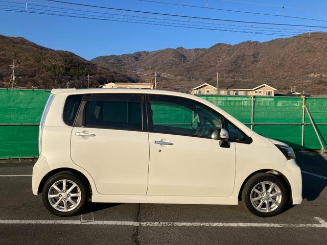 ムーヴカスタム　Ｘ　ＳＡ　純正ナビ保証対象外キーレス　ＡＢＳ　アルミホイール　４ＷＤ　運転席エアバッグ　スマートキー　オートエアコン　パワーウィンドウ　ワンオーナー（山梨県）の中古車