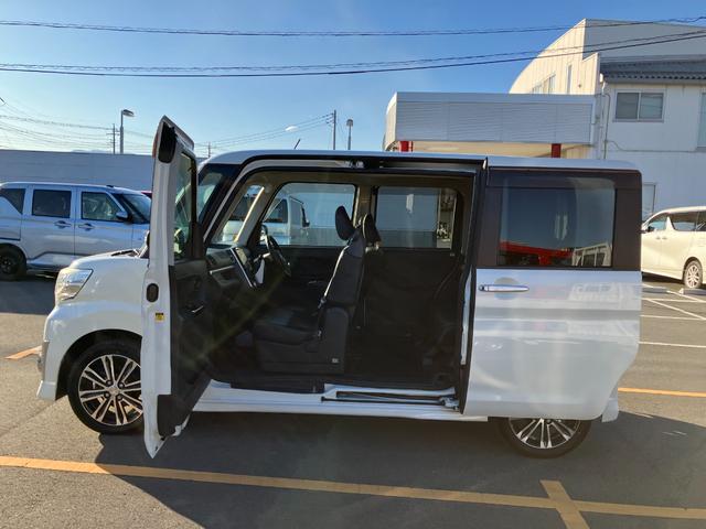 タントカスタムＲＳ　トップエディションＳＡII　純正ナビＢモニター前後誤発進抑制　キーフリーシステム　ターボ　スマートキー　アルミ　レーンアシスト　エアバック　ＡＢＳ　記録簿　１オ−ナ−（山梨県）の中古車