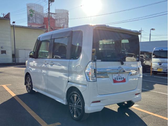 タントカスタムＲＳ　トップエディションＳＡII　純正ナビＢモニター前後誤発進抑制　キーフリーシステム　ターボ　スマートキー　アルミ　レーンアシスト　エアバック　ＡＢＳ　記録簿　１オ−ナ−（山梨県）の中古車