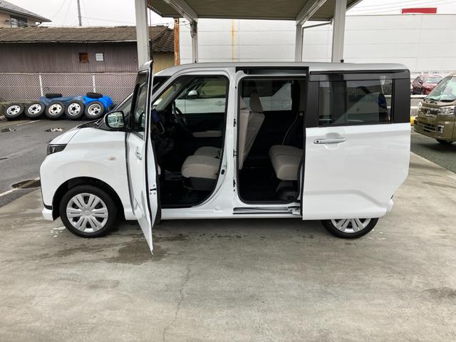 ムーヴＸ　純正１０インチナビゲーション　バックモニタースマートアシスト・フルＬＥＤヘッドランプ・１４インチスチールホイール＆キャップ・マルチインフォメーションディスプレイ・キーフリー・左側パワースライドドア（山梨県）の中古車