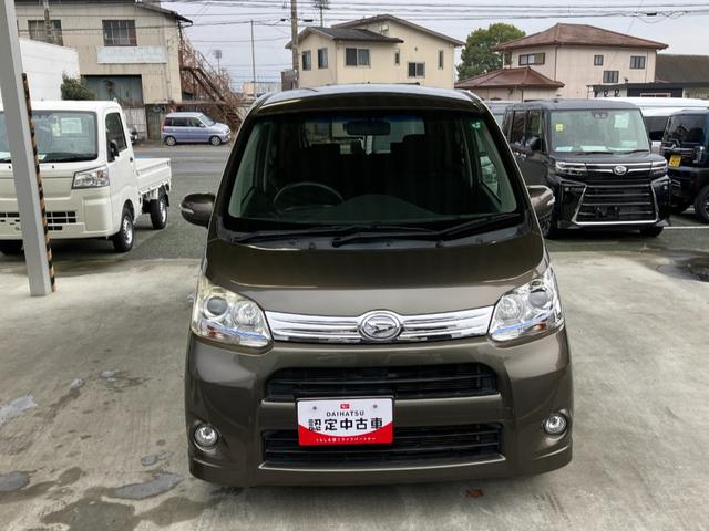 ムーヴカスタム　Ｇ　純正ナビ保証対象外１オーナー　ＡＷ　キーレスエントリー　スマートキー　ＡＢＳ　運転席エアバッグ　記録簿　パワーウィンドウ　オートエアコン（山梨県）の中古車