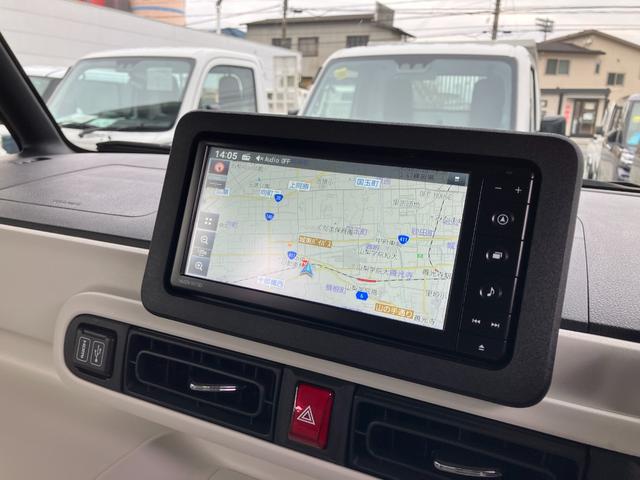 ムーヴキャンバスストライプスＧ　純正ナビゲーションナビ　スマートキープッシュスタート　キーフリーキー　ワンオーナー車　車線逸脱警報　運転席エアバック　オートハイビーム　ＡＢＳ　点検記録簿　エマージェンシーブレーキ（山梨県）の中古車