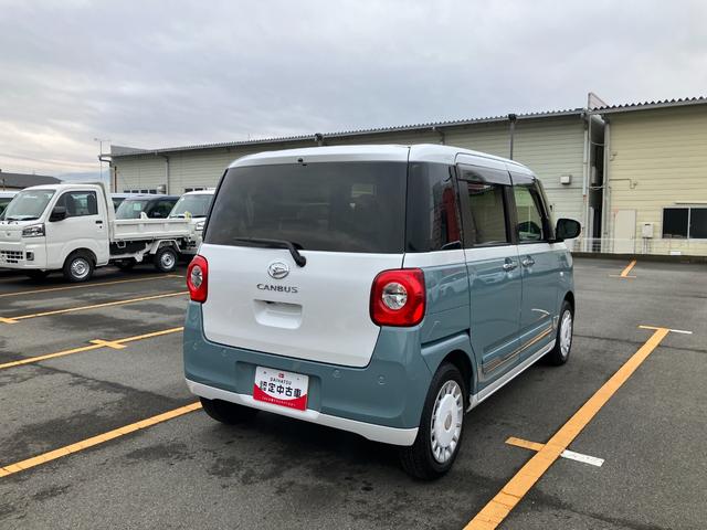 ムーヴキャンバスストライプスＧ　純正ナビゲーションナビ　スマートキープッシュスタート　キーフリーキー　ワンオーナー車　車線逸脱警報　運転席エアバック　オートハイビーム　ＡＢＳ　点検記録簿　エマージェンシーブレーキ（山梨県）の中古車